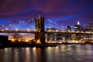 Brooklyn Bridge Crossing the East River