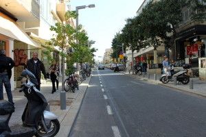 улица Sheinkin в Тель-Авив