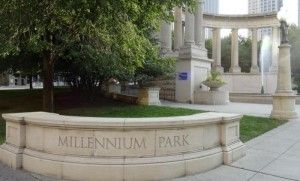 Миллениум парк в Чикаго